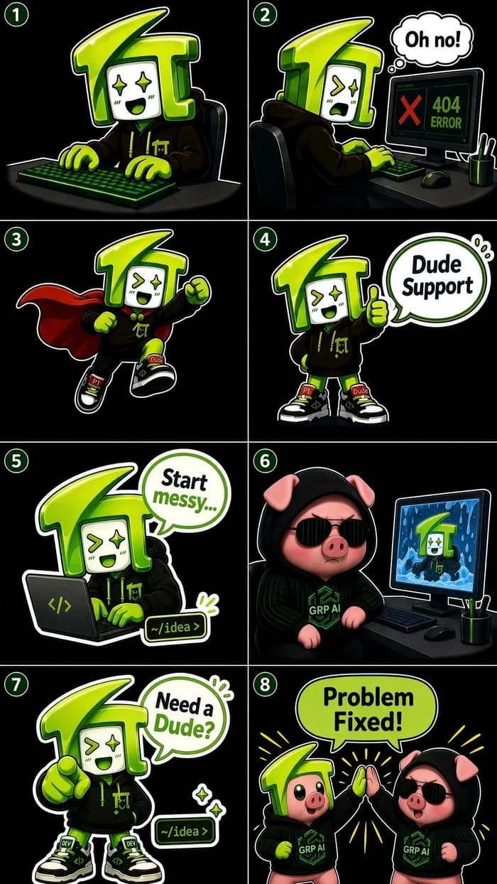 Baby Lumi character sticker set