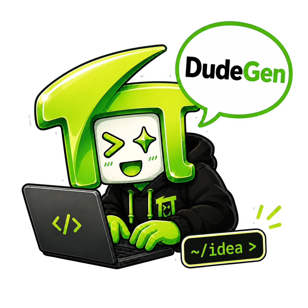 PiDude DudeGen illustration